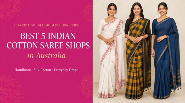 Best 5 Indian Cotton Saree Online Shops in Australia