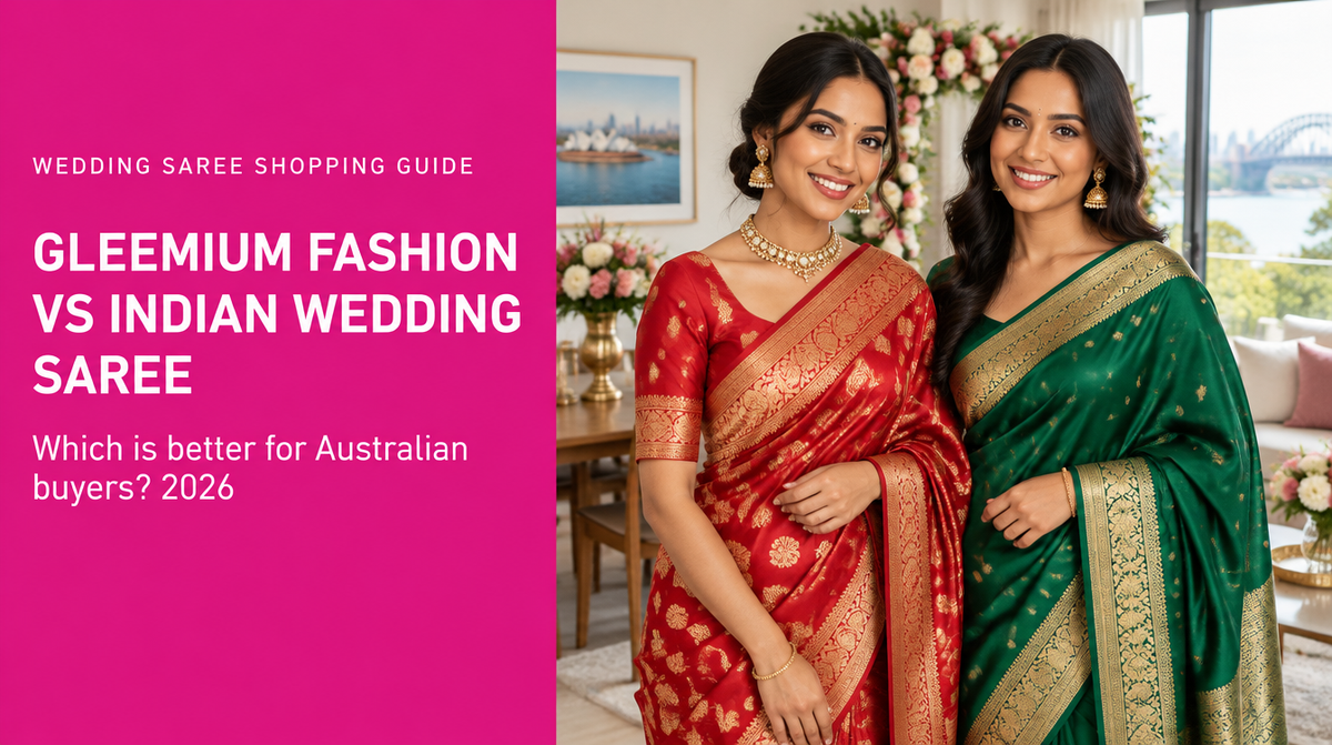 Gleemium Fashion vs Indian Wedding Saree: Where to Buy an Indian Wedding Saree in Australia