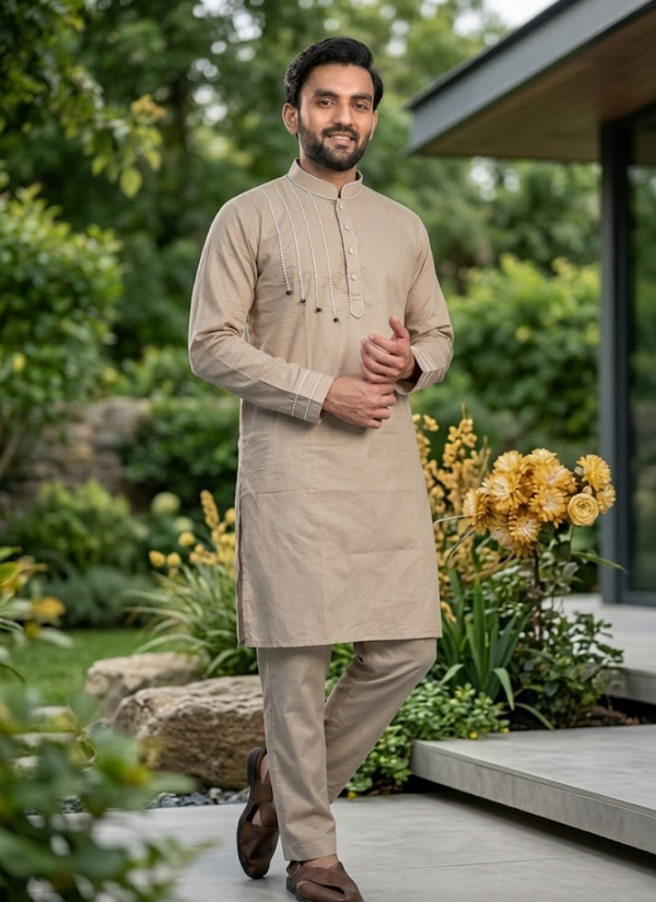 Men’s Kurta Pajama Set – Pure Cotton by Galaxy