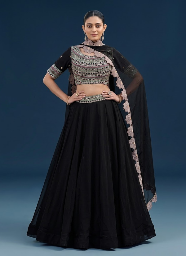 Lehenga – front view | Gleemium Fashion Australia