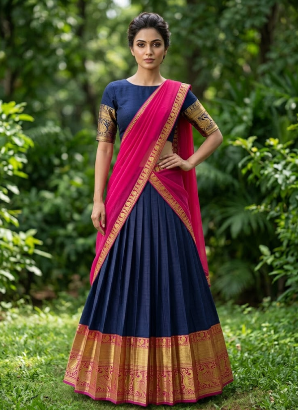 South‑Style Kanci Cotton Silk Lehenga | Premium Indian Online Shop Australia
