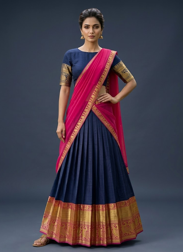 South‑Style Kanci Cotton Silk Lehenga | Premium Indian Online Shop Australia