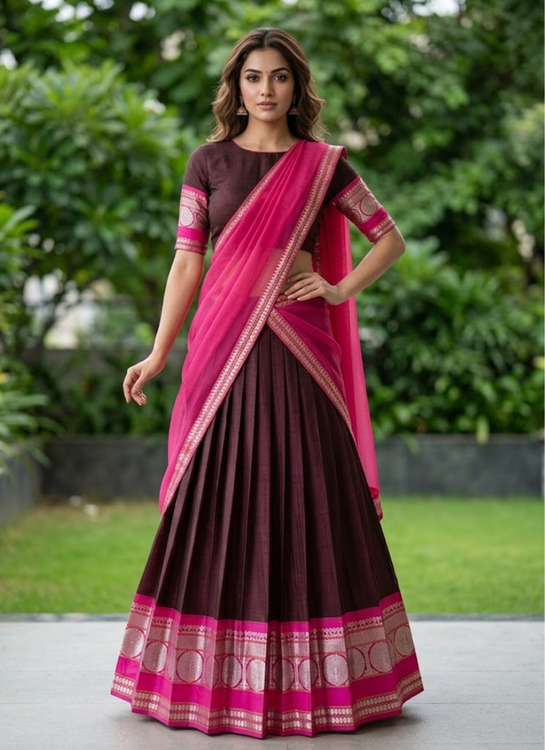 Kanci Cotton Silk Bridal Lehenga | Indian Luxury Wedding Wear Australia