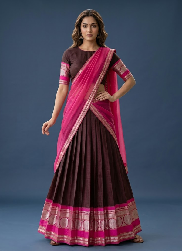 Kanci Cotton Silk Bridal Lehenga | Indian Luxury Wedding Wear Australia