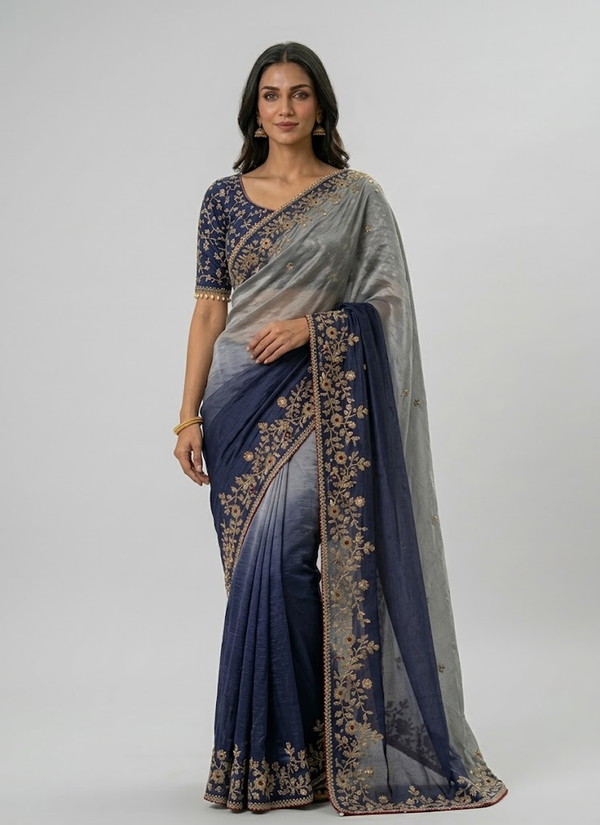 Saree – front view | Gleemium Fashion Australia