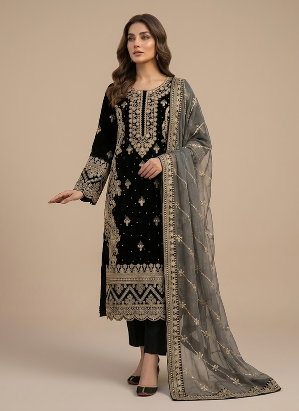 Salwar kameez – front view | Gleemium Fashion Australia