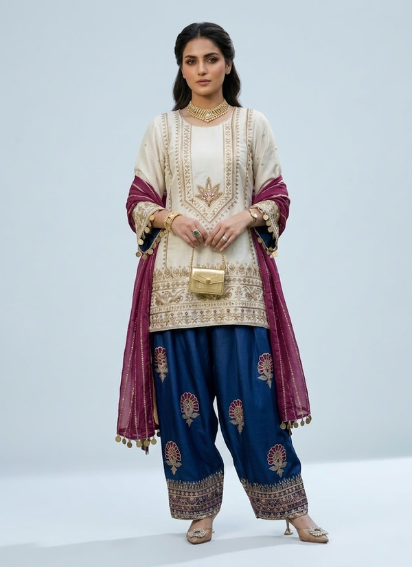 Sharara – front view | Gleemium Fashion Australia