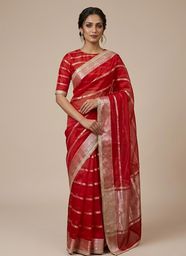 Saree – front view | Gleemium Fashion Australia