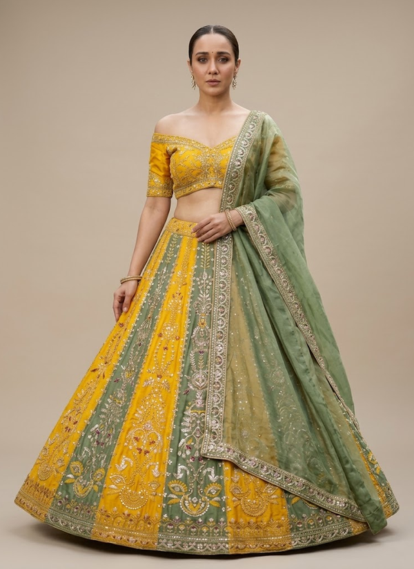 Premium Roman Satin Silk Lehenga | Indian Designer Lehenga Online Shop Australia
