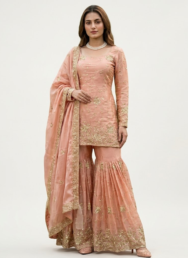 Sharara – front view | Gleemium Fashion Australia