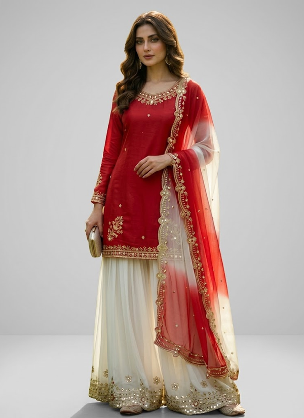 Sharara – front view | Gleemium Fashion Australia