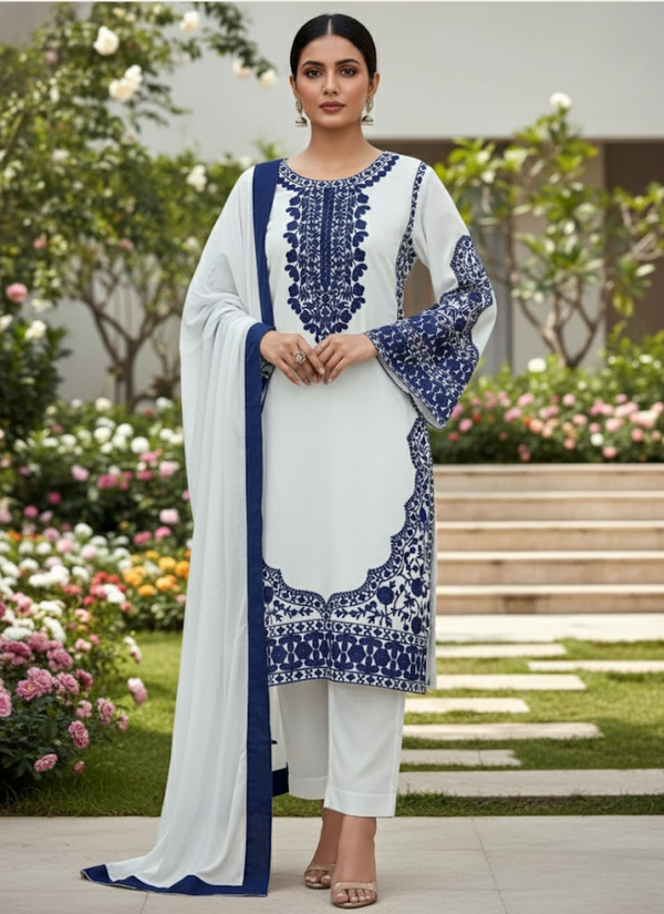 Elegant Fox Georgette Palazzo Set with Dupatta Australia
