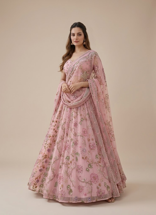 Lehenga – front view | Gleemium Fashion Australia