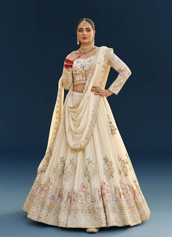 Lehenga – front view | Gleemium Fashion Australia