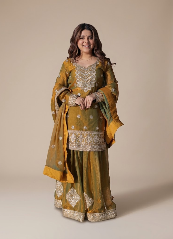 Sharara – front view | Gleemium Fashion Australia