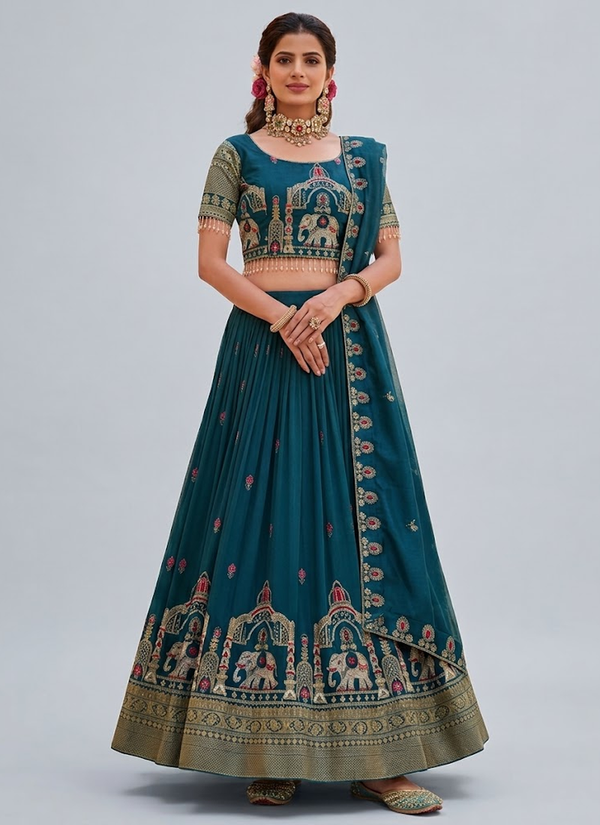Lehenga – front view | Gleemium Fashion Australia