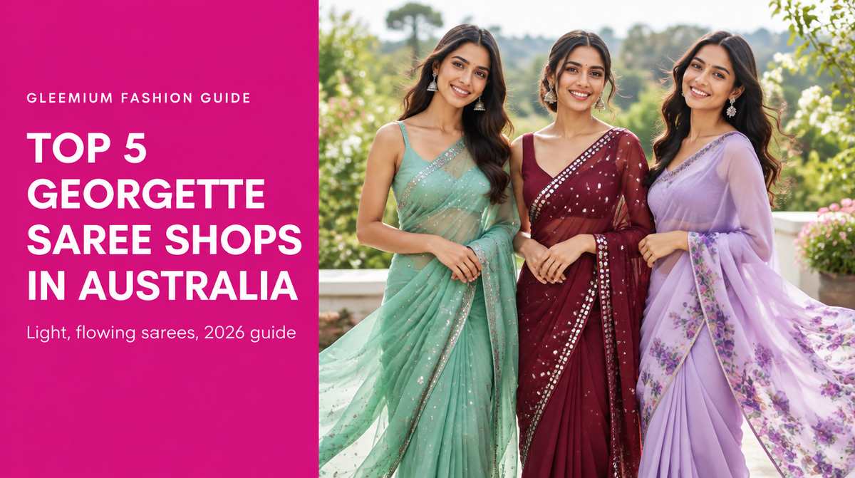 Top 5 Georgette Fabric Saree Shops in Australia