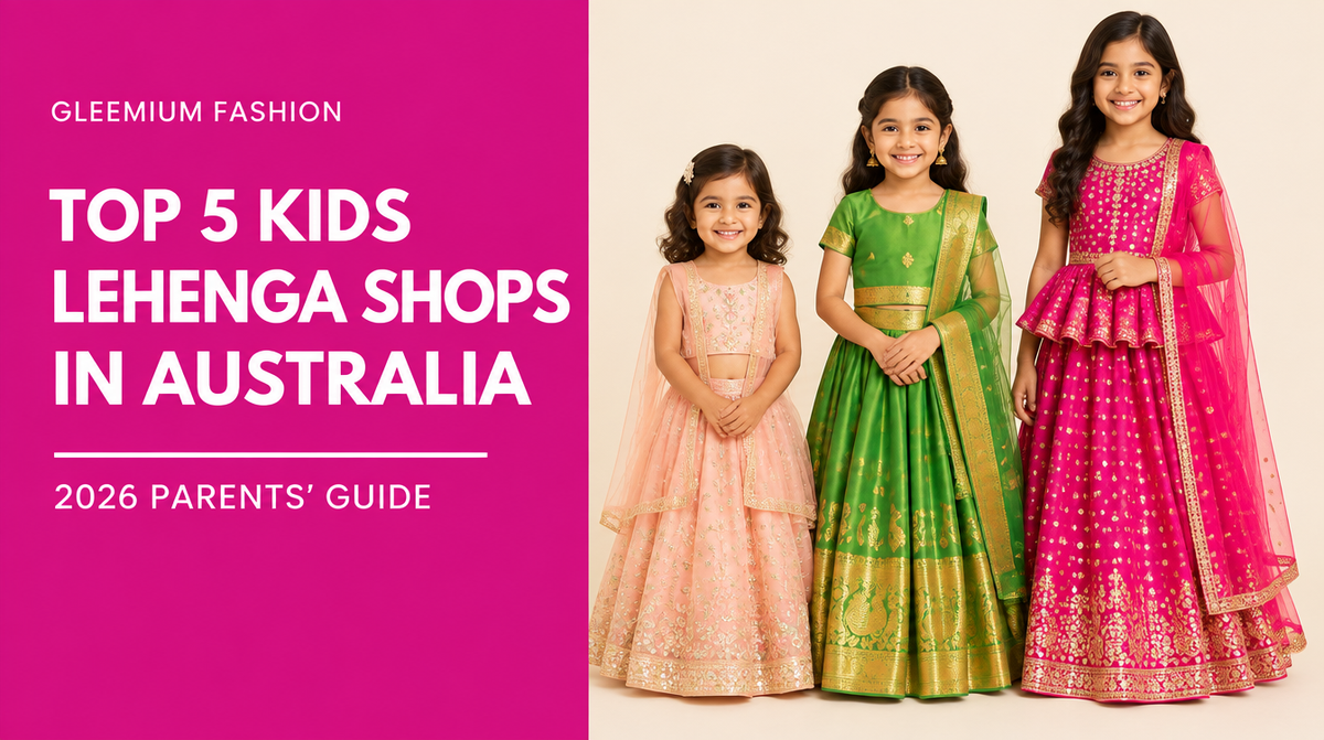 Top 5 Indian Kids Lehenga Shops in Australia