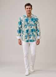Designer Printed Shirt for Men – Full Sleeve Natural Dye Hand-Printed Shirt in 4 Prints 2