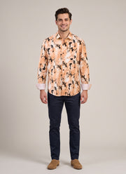 Designer Printed Shirt for Men – Full Sleeve Natural Dye Hand-Printed Shirt in 4 Prints 7