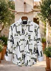 Designer Printed Shirt for Men – Full Sleeve Natural Dye Hand-Printed Shirt in 4 Prints 6