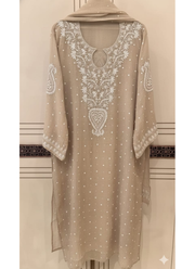 Mul Chanderi Chikankari Suit Set 22