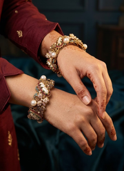 Turkish Spring Cuff Bracelet – Free Size, Open Design (1 Pair) 2