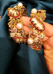 Turkish Spring Cuff Bracelet – Free Size, Open Design (1 Pair) 4