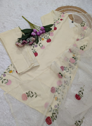 Premium Chanderi Punjabi Suit with Heavy Embroidered Dupatta 4