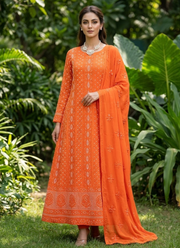 Pearl Chikankari Viscose Suit Set | Indian Designer Salwar Suit Online Australia 11