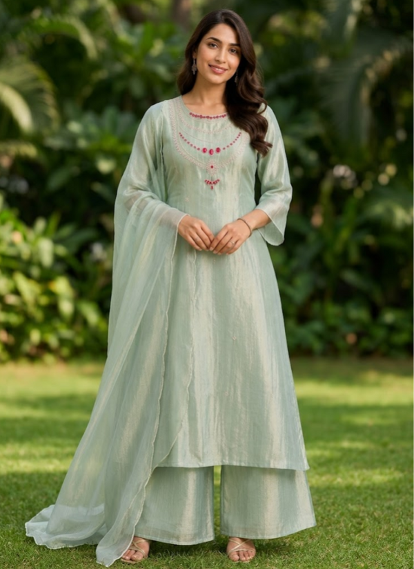 Salsa Tissue Kurta Set | Indian Festive & Celebration Wear for Women Australia
