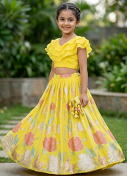Kids Georgette Lehenga Set 4