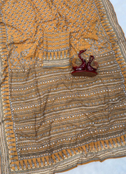 Bollywood Designer Saree – Fox Georgette with Katdana & Mirror Work 15