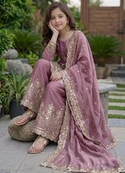 Kids Fandy Silk Dress Set 2