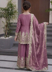 Kids Fandy Silk Dress Set 3