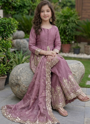 Kids Fandy Silk Dress Set 4