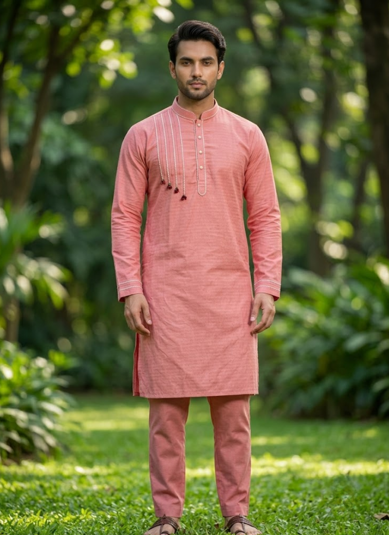 Men’s Kurta Pajama Set – Pure Cotton by Galaxy Australia