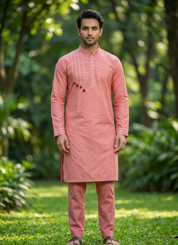 Men’s Kurta Pajama Set – Pure Cotton by Galaxy