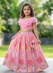 Kids Georgette Lehenga Set 3