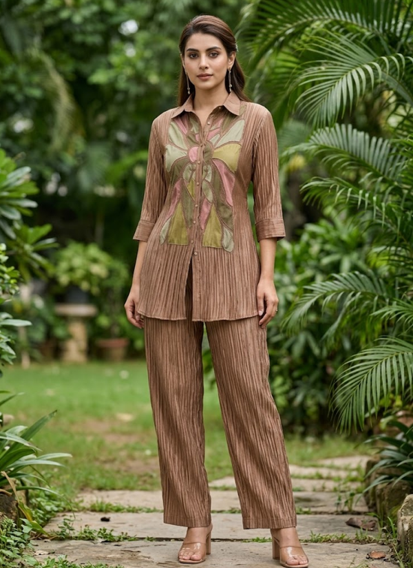 Glass Crush Organza Co‑ord Set, Indian Party & Festive Wear Australia