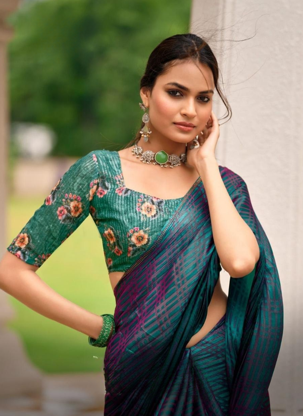 Silk Saree with Blouse | Indian Wedding & Party Wear Designer Saree Australia