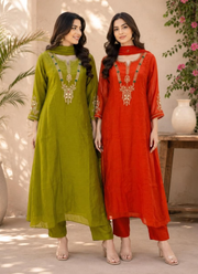 Premium Mul Chanderi Kurta Set | Indian Traditional & Occasion Wear Online Australia 2