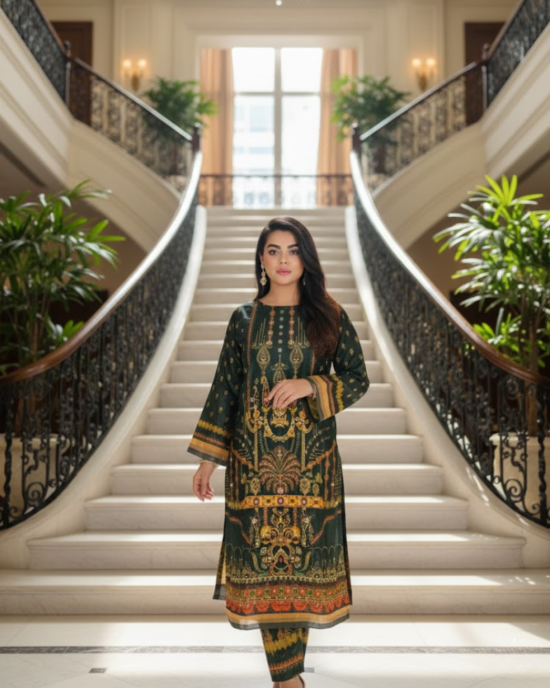 Light Purple Chinon Silk Salwar Suit – Pearl & Pipe Work