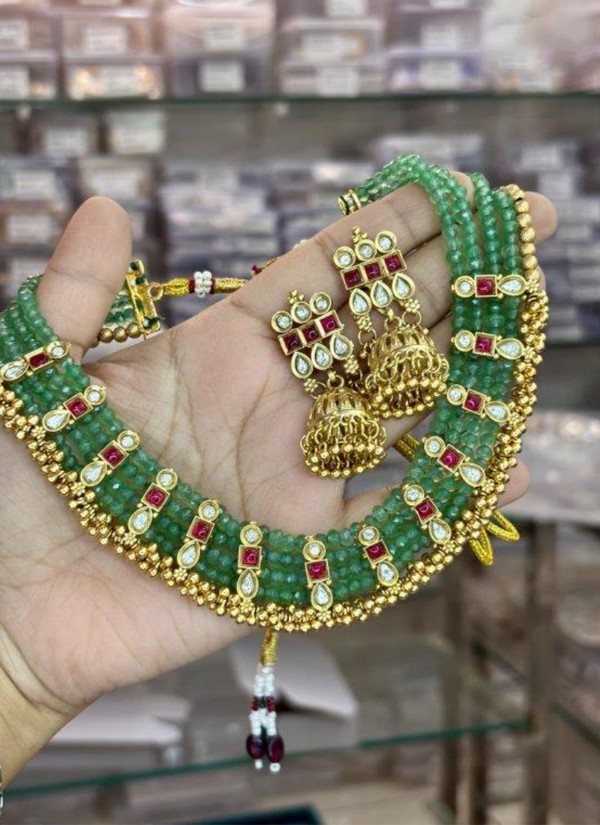 Rubina Kundan Heritage Necklace Set