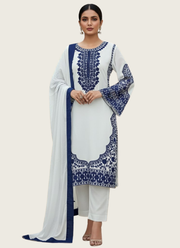 Elegant Fox Georgette Palazzo Set with Dupatta 5