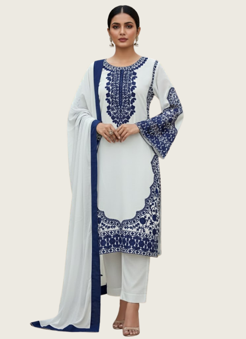 Elegant Fox Georgette Palazzo Set with Dupatta, Indian woman online shop in Australia