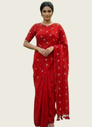 Shiuli Khadi Handloom Saree 7
