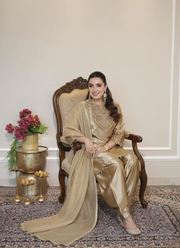 Fendy Gharara Suit with Sequins Embroidery + Dupatta 4