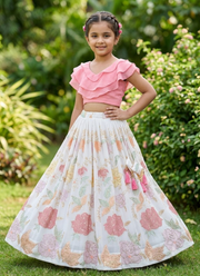 Kids Georgette Lehenga Set 1