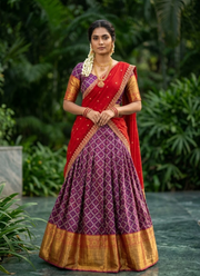South‑Style Kanjivaram Silk Lehenga 1